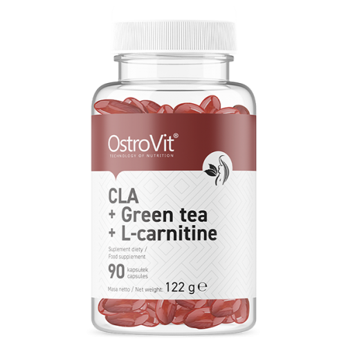 OstroVit CLA + zelený čaj + L-karnitín 90 mäkký gé