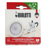 Bialetti 3x tesnenie + filter alu 2 šálky
