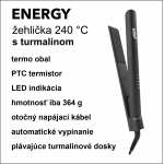 Žehlička Energy Straightener Black