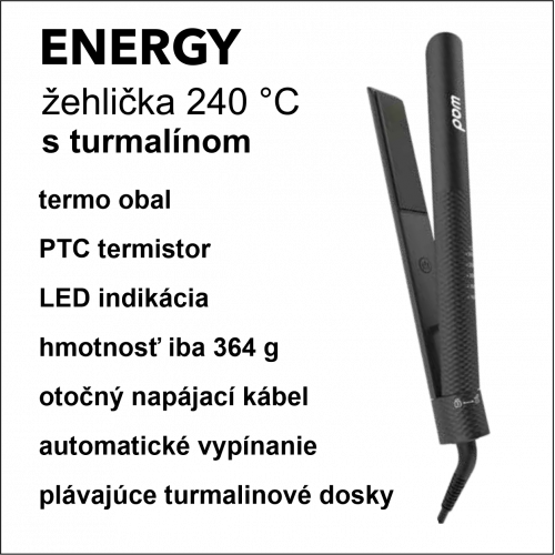 Žehlička Energy Straightener Black