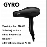 Fén Gyro Hair Dryer Black
