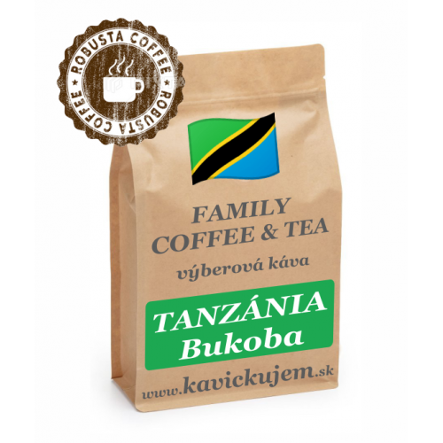 Káva TANZÁNIA  BUKOBA - robusta 100g