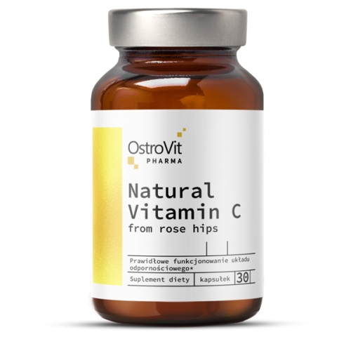 OstroVit Pharma Natural Vit C Rose Hips 30 kaps