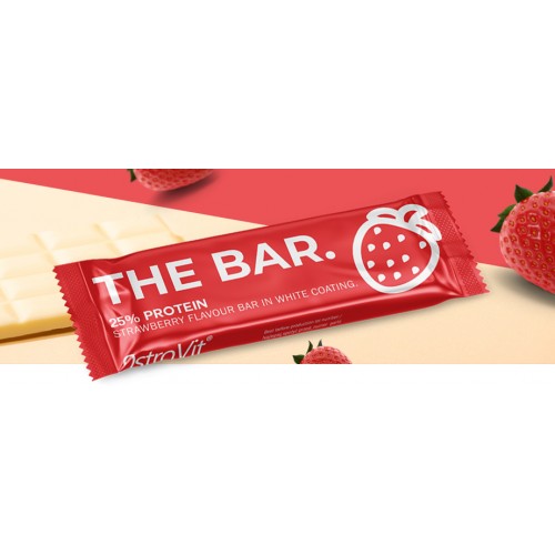 The Bar Proteinova tyčinka jahoda 60g, OstroVit