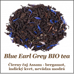 Blue Earl Grey čierny čaj BIO 100+25g