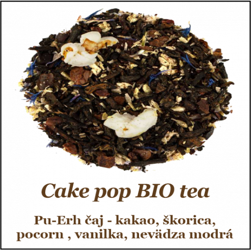 Cake Pop Pu-Erh čaj BIO 50+10g