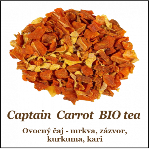 Captain Carrot  bylinný čaj BIO 100+25g