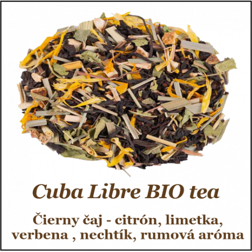 Cuba Libre čierny čaj BIO 50+10g