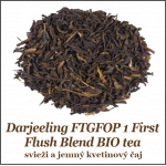Darjeeling FTGFOP 1st čierny čaj BIO 100+25g