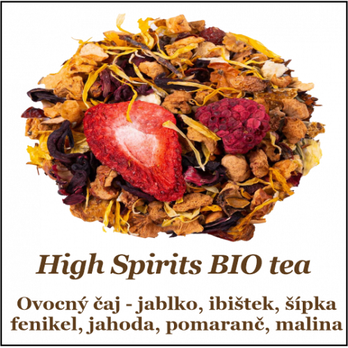 High Spirits ovocný čaj  BIO 50+10g
