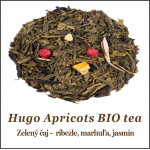 Hugo Apricots čínsky zelený čaj BIO 50+10g