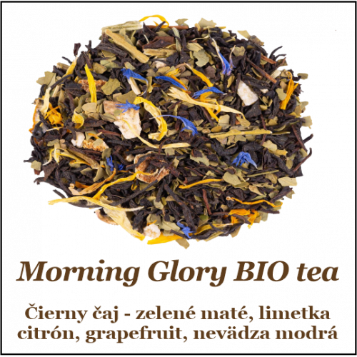 Morning Glory čierny čaj BIO 50+10g