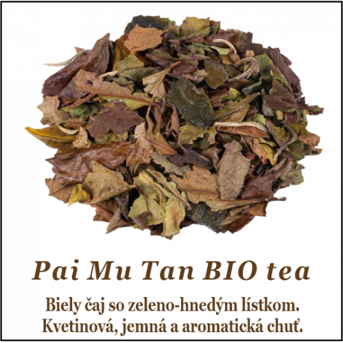 Pai Mu Tan čínsky biely čaj BIO 200+50g