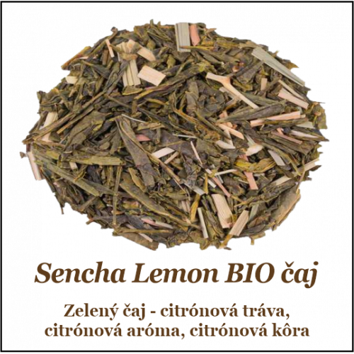 Sencha Lemon zelený čaj BIO 100+25g