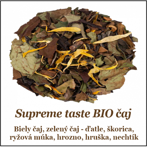 Supreme taste biely čaj BIO 50+10g