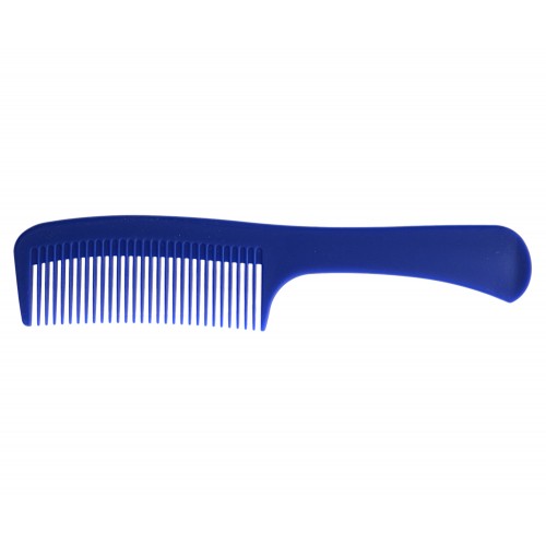 Hrebeň s rúčkou klasik Bellazi modrý - 23 cm