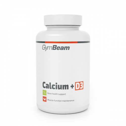 GymBeam Calcium + D3 kosti a zravie zubov 120caps.