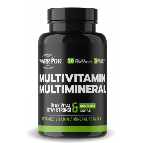 Warrior Multi-vitamin-mineral fyz.psych.zdravie100