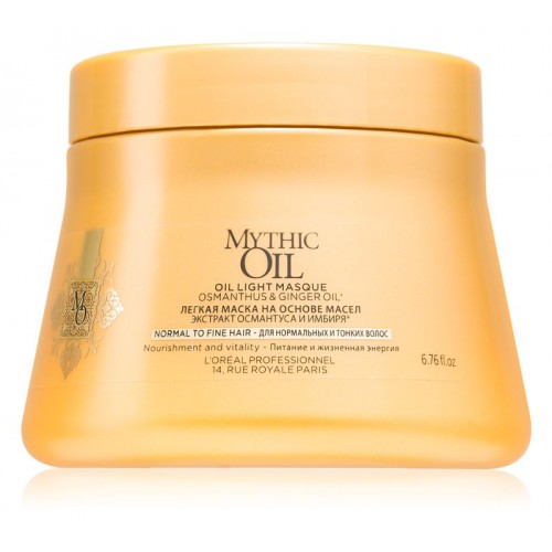 L’Oréal Mythic Oil MASKA na normálne vlasy 200 ml