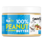 NutVit 100% arašid.maslo s kokosom Smooth 500g