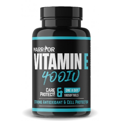 Warrior Vitamin E 400- antioxidant, plodnosť 100sg